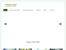 Tablet Screenshot of happyyap.com